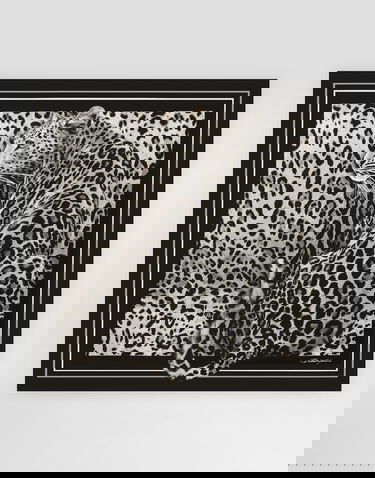 Šal Dolce & Gabbana Leopard Silk Twill Foulard Višebojno | FN090RGDCUVHI5LD, 2