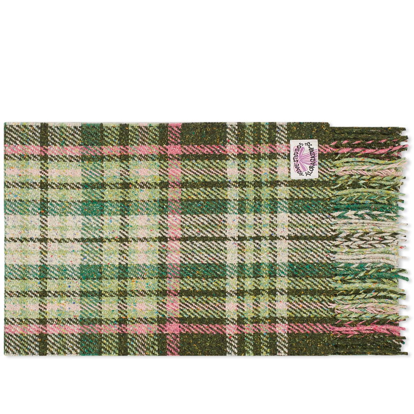 Šal Acne Studios Volano Check Scarf Zelena | CA0325-AB8