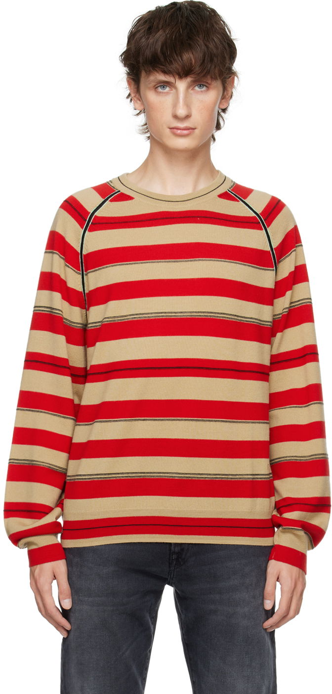 Džemper Paul Smith PS Paul Smith Striped Sweater Bež | M2R-217Y-L21863