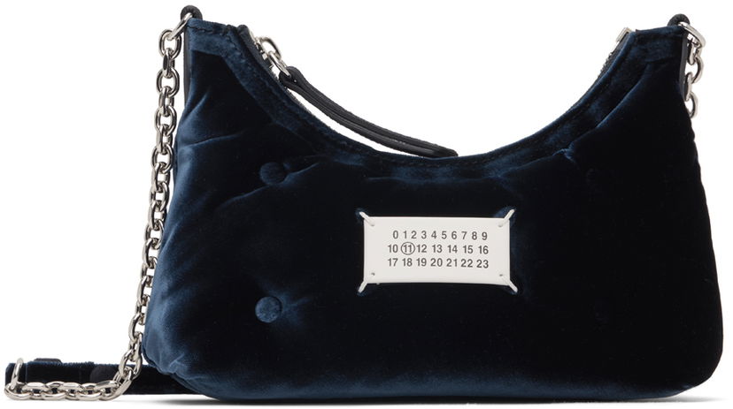 Torba za rame Maison Margiela Glam Slam Micro Bag Tamnoplava | SB1WG0021 P6426
