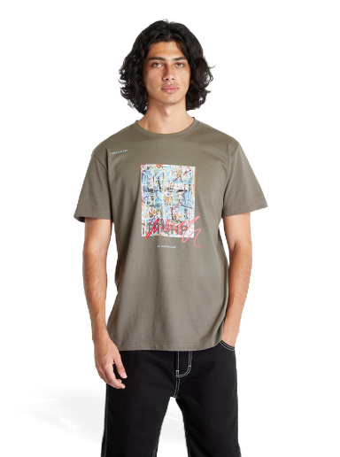 Majica kratkih rukava Footshop Martin Lukáč x Colouring Outside The Lines Siva | FTSHP_306