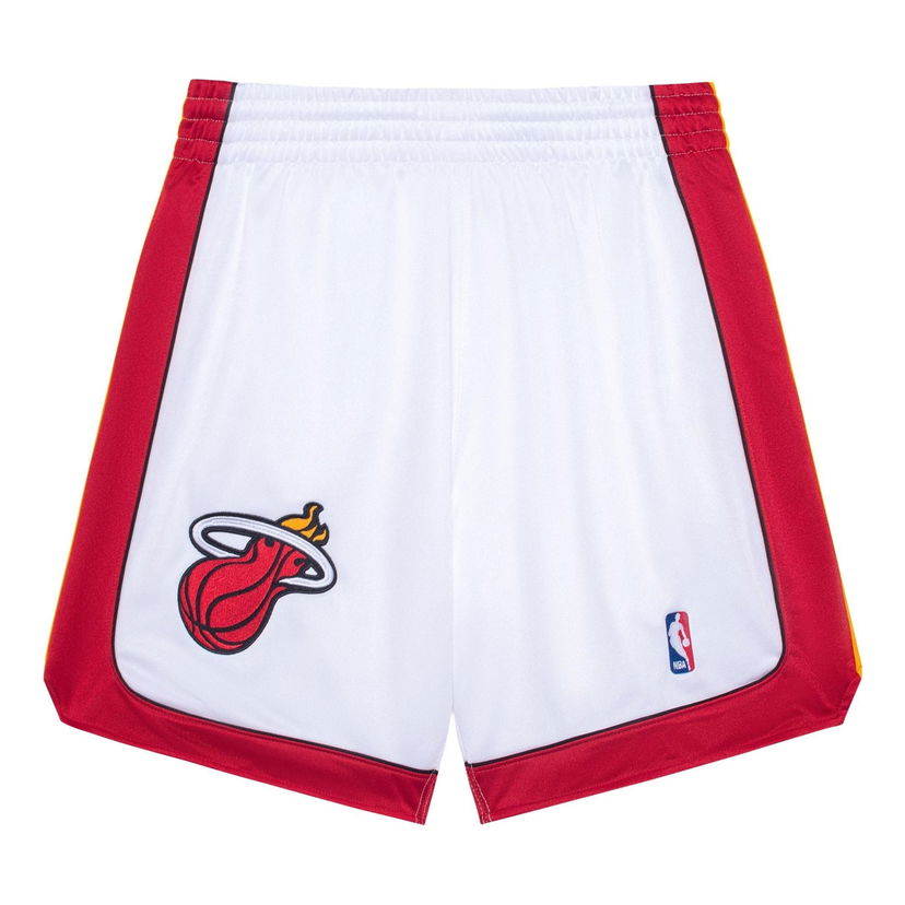 Kratke hlače Mitchell & Ness Mitchell & Ness Miami Heat 2005-06 Basketball Shorts Bijela | ASHR4170-MHE05PPPWHIT