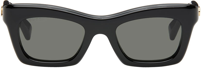 Sunčane naočale Gucci Black Rectangular Sunglasses Crna | GG1773S-001