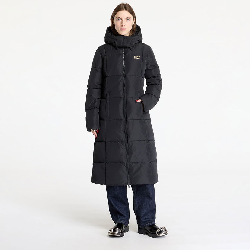 Kaputi Emporio Armani Long Padded Coat Crna | 6DTL01TN8AZ0210