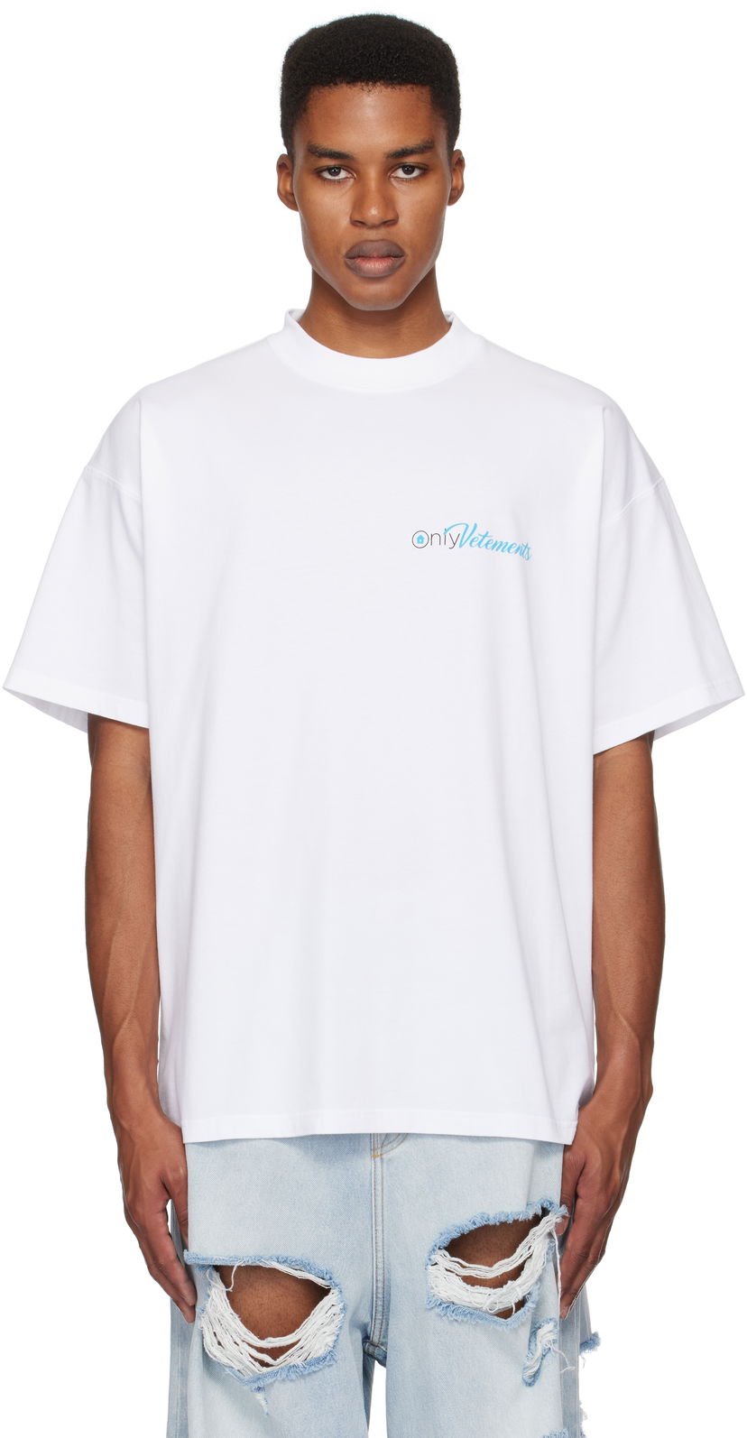 Majica kratkih rukava VETEMENTS 'Only' Graphic Print T-Shirt Bijela | UA66TR755W