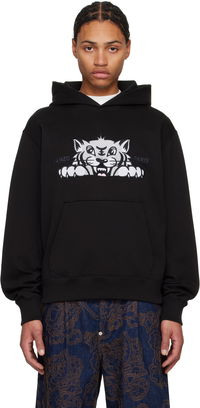 Happy Tiger Embroidered Hoodie