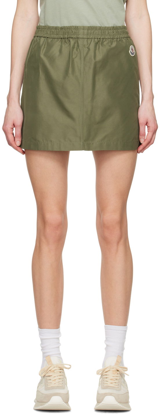 Suknja Moncler Green Flap Pocket Miniskirt Zelena | J10932D00013597I9