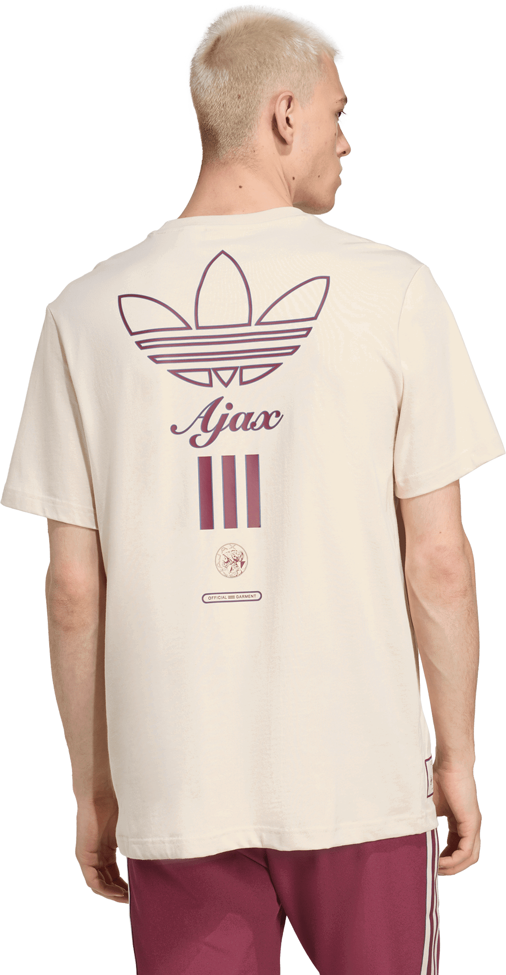 Majica kratkih rukava adidas Performance Ajax Amsterdam Terrace Icons T-Shirt Bež | JM7353, 1