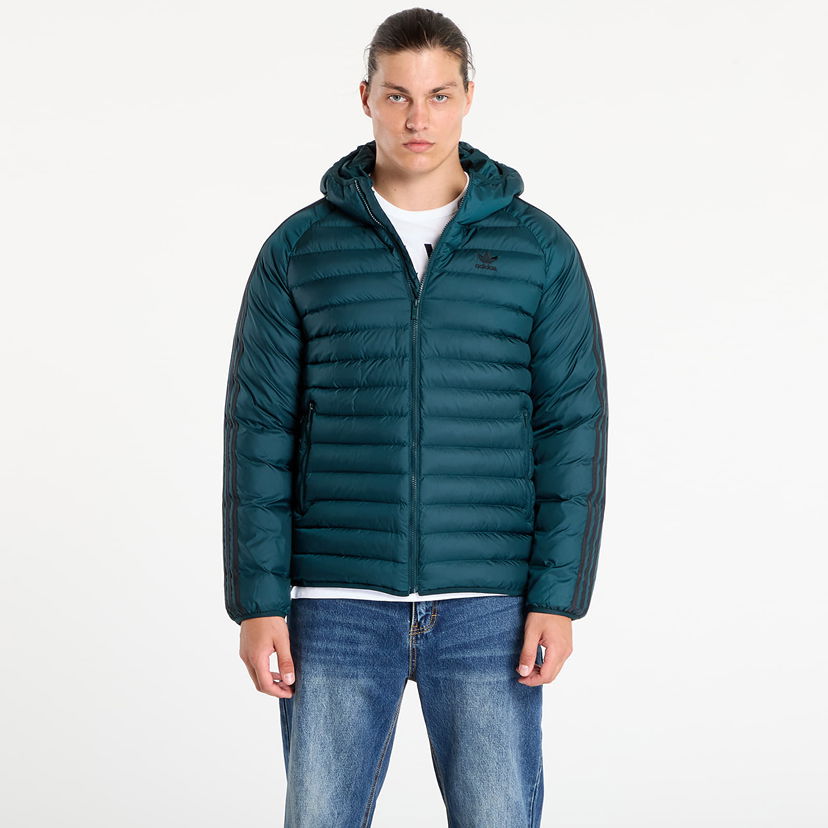 Pernata jakna adidas Originals Adidas Synthetic Hooded Jacket Zelena | JX4116