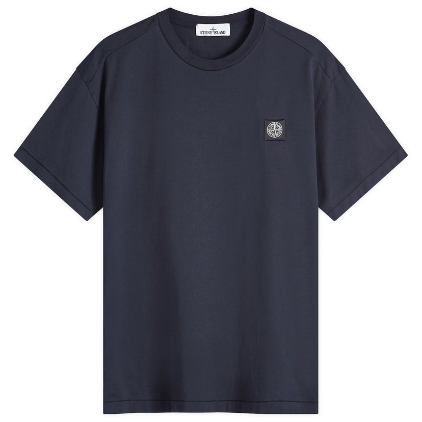 Majica kratkih rukava Stone Island Patch T-Shirt Tamnoplava | 811524113-A0020