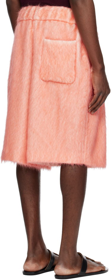 Kratke hlače Dries Van Noten Dries Van Noten Pleated Shag-Knit Shorts Narančasta | 251-020953-1443, 2