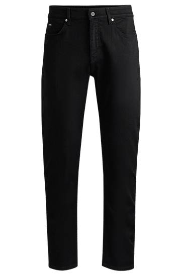 Jeans BOSS Maine Regular Fit Italian Denim Jeans Crna | 50520810