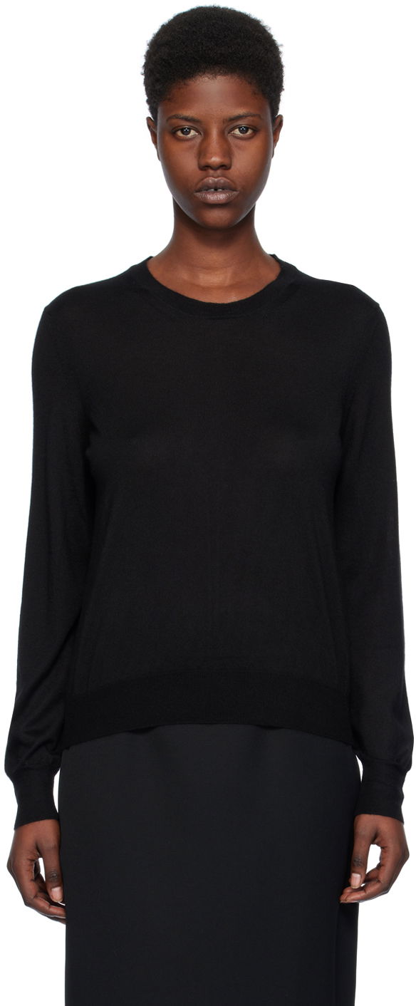 Džemper The Row The Row Islington Crewneck Sweater Crna | 5578-Y498