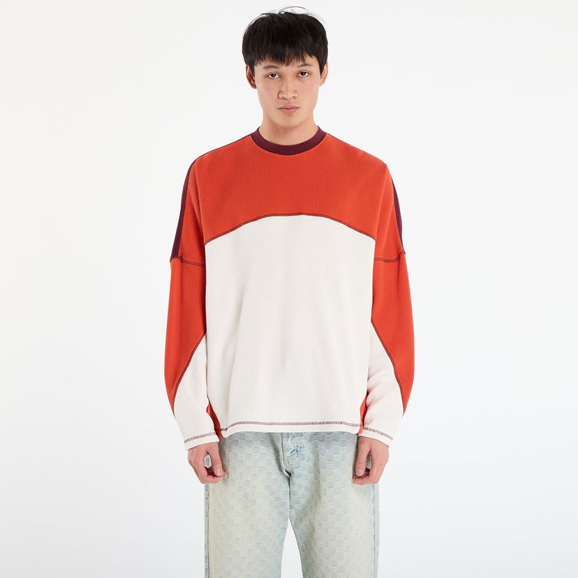 Džemper adidas Originals La Cienega Sports Waffle Knit Color Block Long-Sleeve Top Višebojno | JX6138