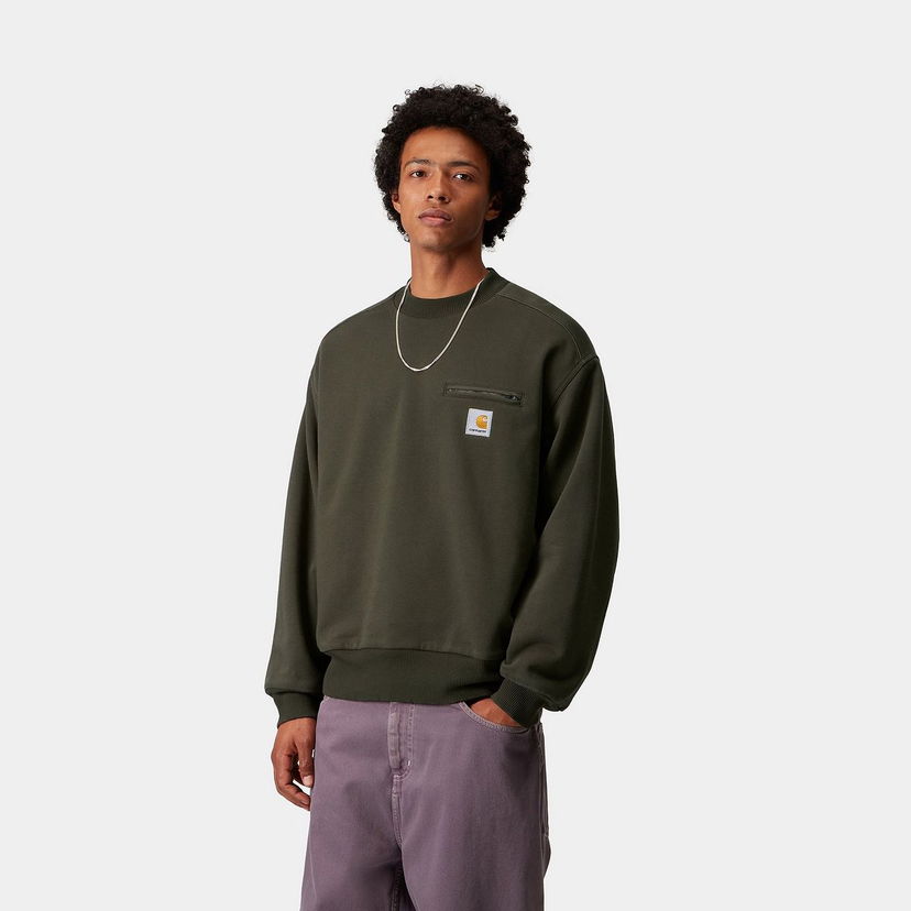 Dukserice Carhartt WIP Carhartt WIP Detroit Sweatshirt Zelena | I035547_3