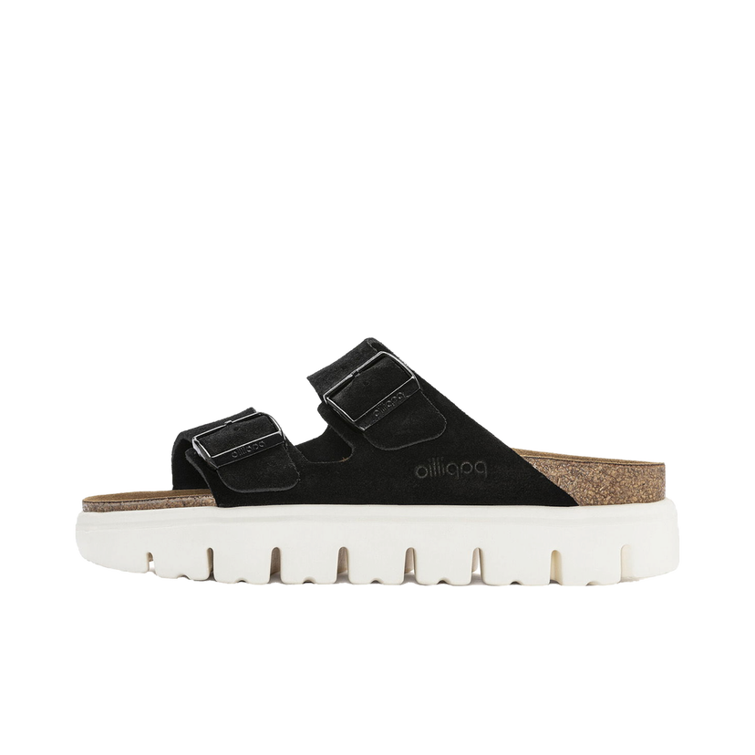 Tenisice i cipele Birkenstock Arizona Chunky Suede Leather Narrow Fit Crna | 1023717