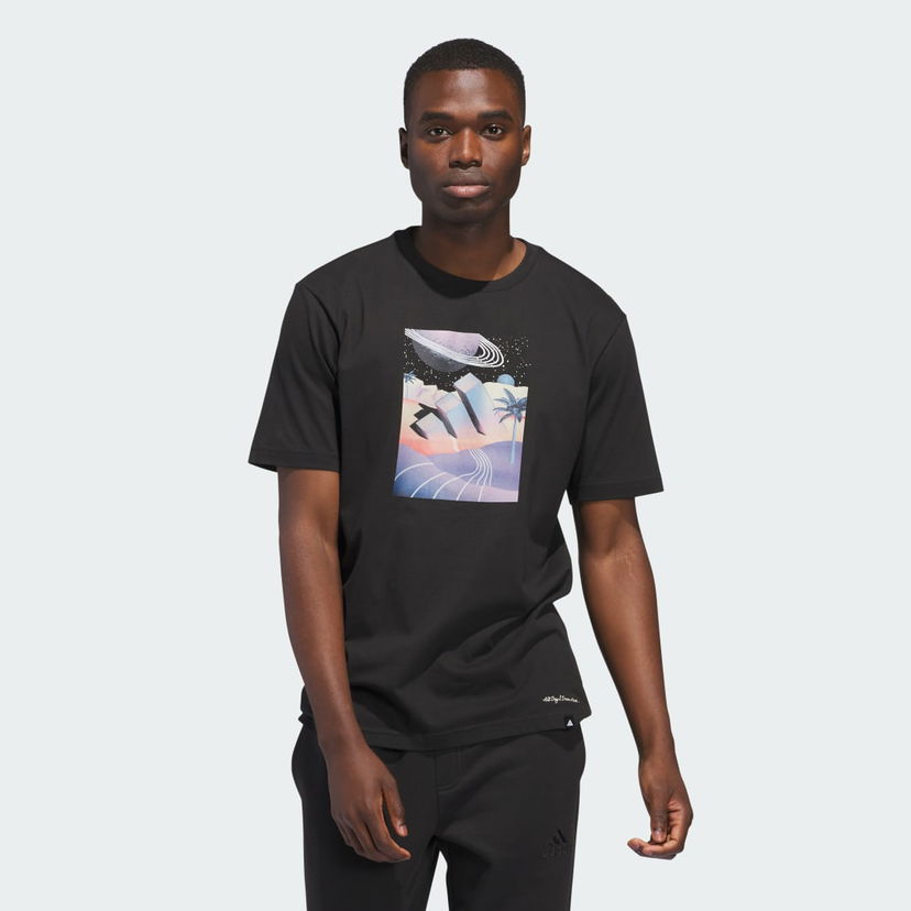 Majica kratkih rukava adidas Performance All Day I Dream About Summer Graphic Tee Crna | JI9417
