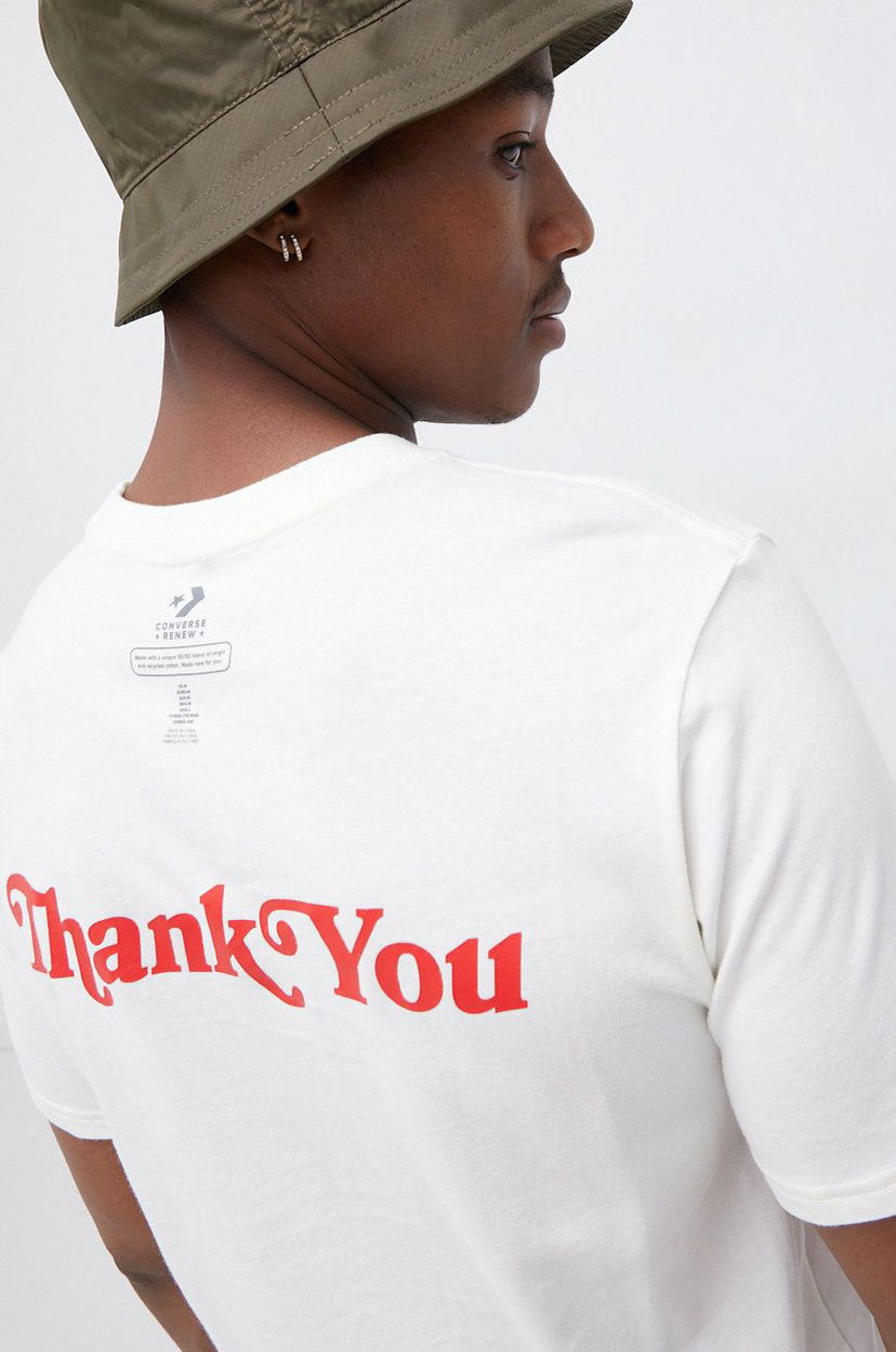 Majica kratkih rukava Converse Converse Thank You Graphic T-Shirt Bijela | 10019650.A02