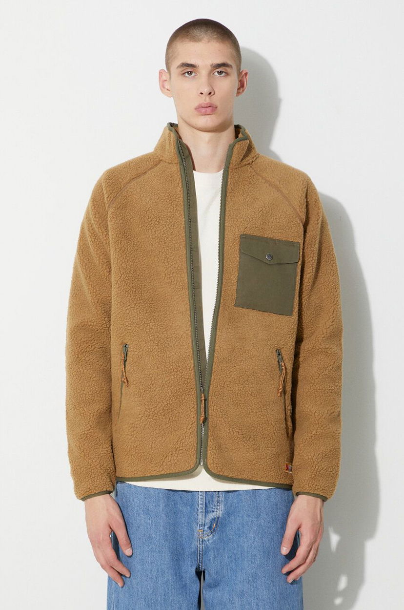 Bomber jakna FJÄLLRÄVEN Pile Fleece Jacket Smeđa | F84158.232.625
