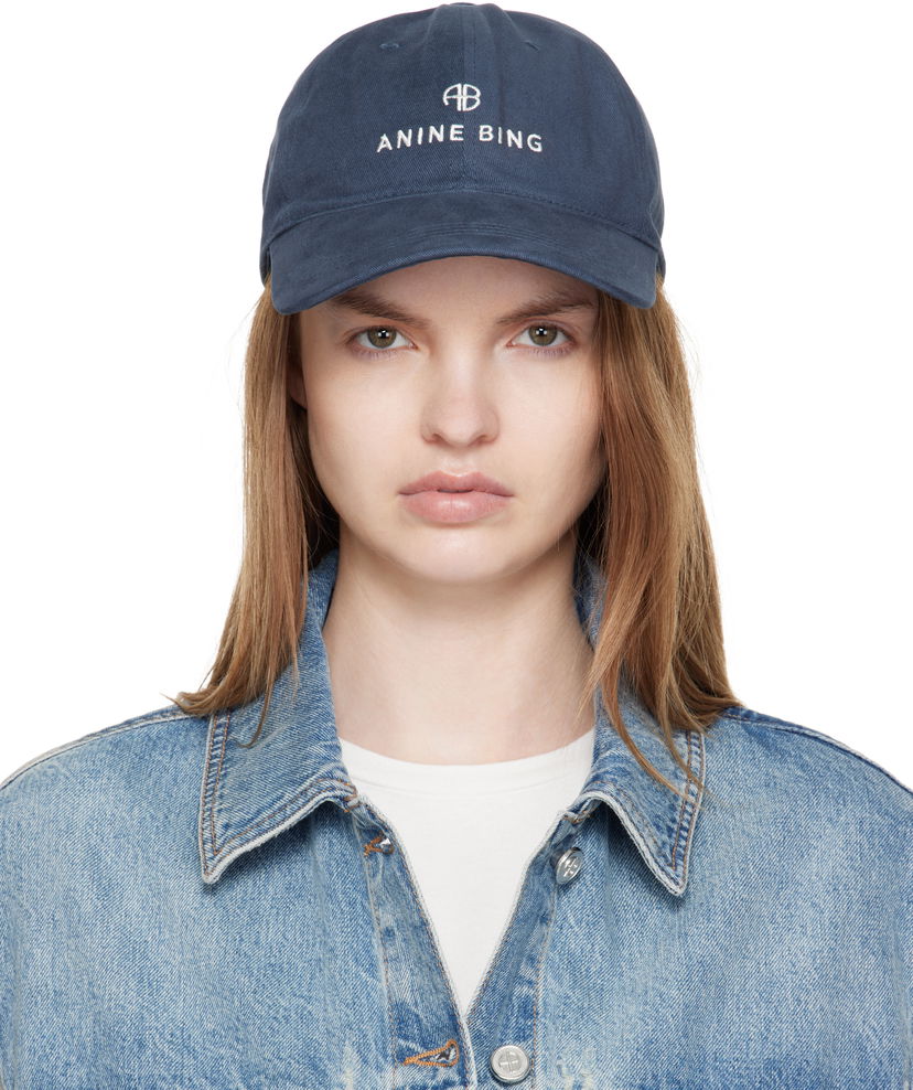 Kapa Anine Bing Anine Bing Jeremy Baseball Cap Tamnoplava | A-12-9084-BEL26