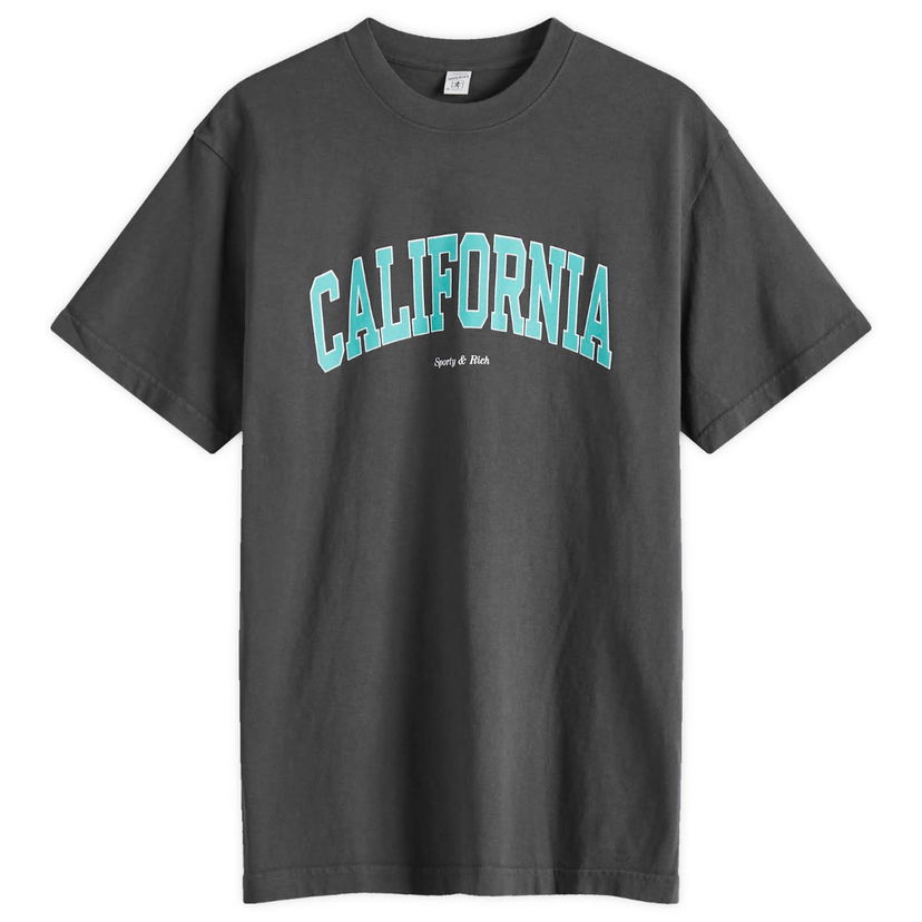 Majica kratkih rukava Sporty & Rich Sporty & Rich California T-Shirt Siva | TO043514501BA02-BLK