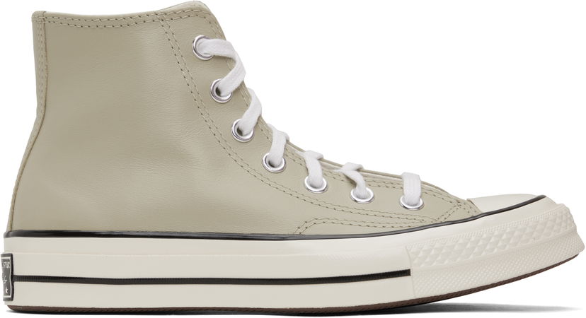 Odjeća Converse Chuck 70 Leather High Top Zelena | A10549C