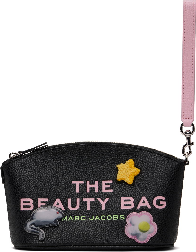 Ručna torbica Marc Jacobs Marc Jacobs 'The Sticker Patch' Cosmetic Pouch Crna | 2S5SCP003S01