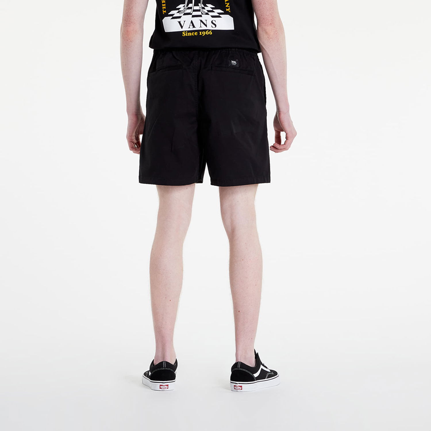 Kratke hlače Vans Range Relaxed Elastic Short Crna | VN0A5FKDBLK1, 1