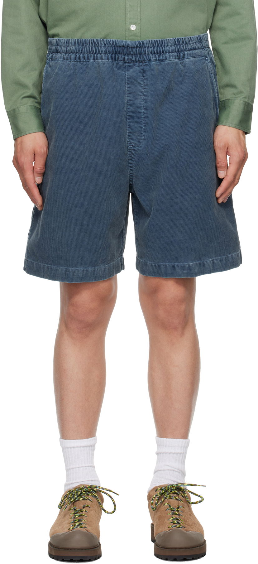 Kratke hlače Carhartt WIP Reynold Corduroy Relaxed Shorts Plava | I034877