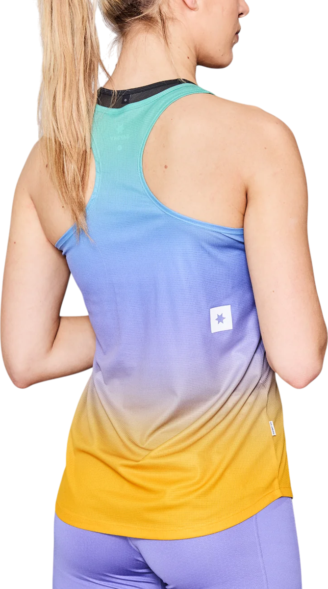 Majica bez rukava Saysky Saysky Women's Drip Dye Flow Singlet Višebojno | nwrsi60c-1033, 1