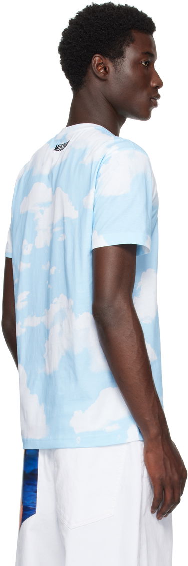 Majica kratkih rukava Moschino Moschino Archive Clouds T-Shirt Plava | 252ZZ071552411888, 2