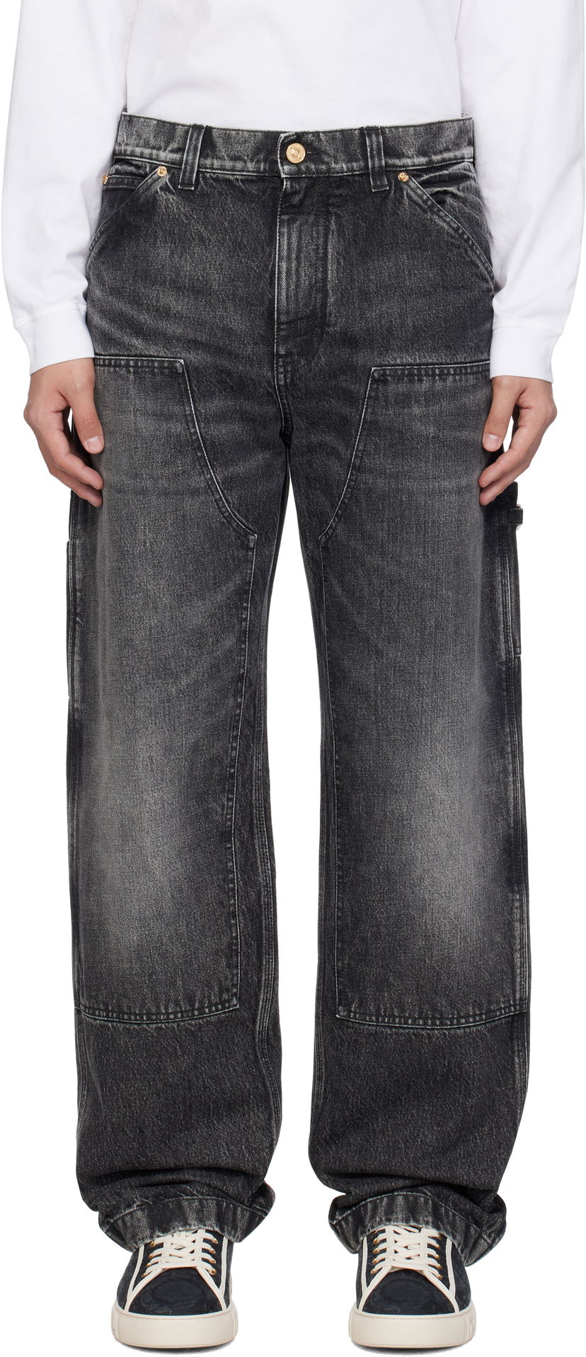 Jeans Versace Versace Carpenter Jeans Crna | 1017860_1A13718