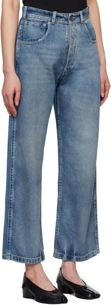 Jeans Maison Margiela Maison Margiela Distressed Jeans Plava | S50LA0240 S30383, 4