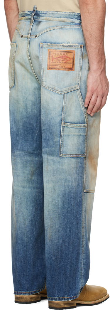 Jeans DSQUARED2 Dsquared2 Loose Carpenter Jeans Plava | S74LB1667_S30309, 2