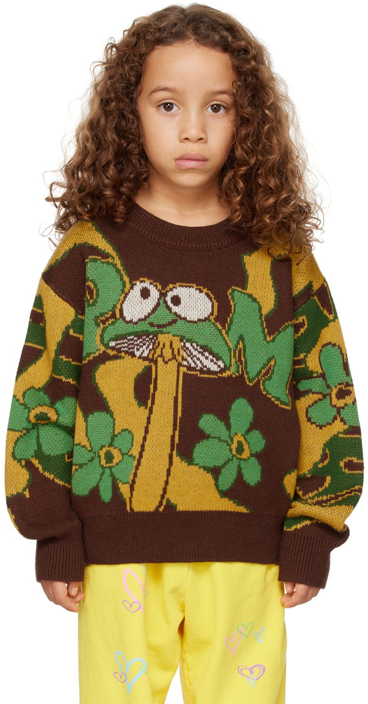 Džemper Perks And Mini Perks and Mini Exclusive Shroom Knit Sweater Smeđa | 55002