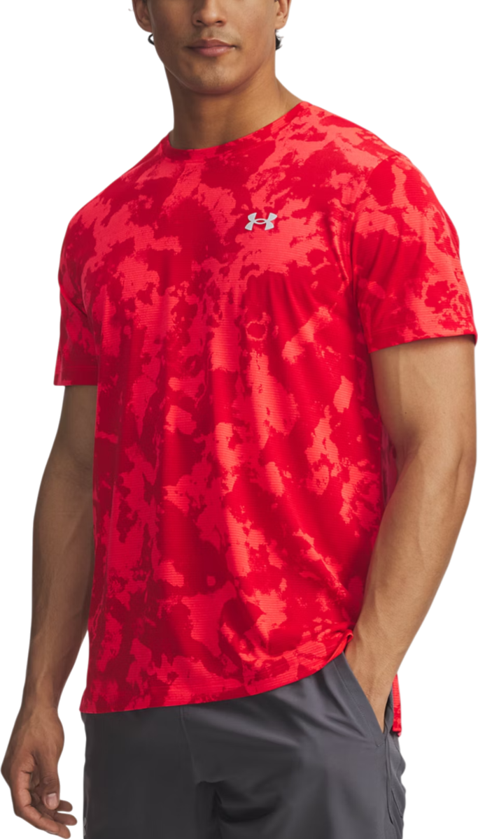 Majica kratkih rukava Under Armour Under Armour Launch Printed Short Sleeve T-Shirt Crvena | 6006110-713, 0