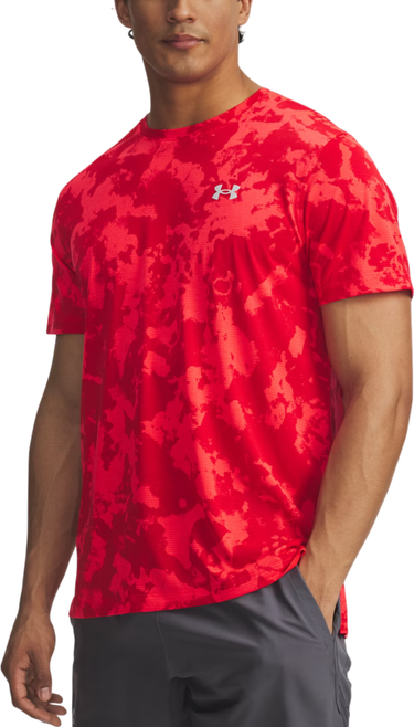 Majica kratkih rukava Under Armour Under Armour Launch Printed Short Sleeve T-Shirt Crvena | 6006110-713, 0