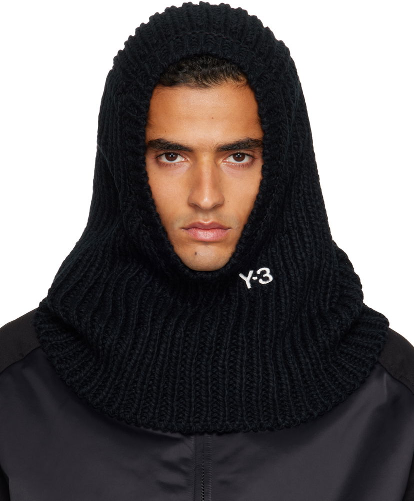 Šešir Y-3 Y-3 Knitted Hood Balaclava Crna | JX8310