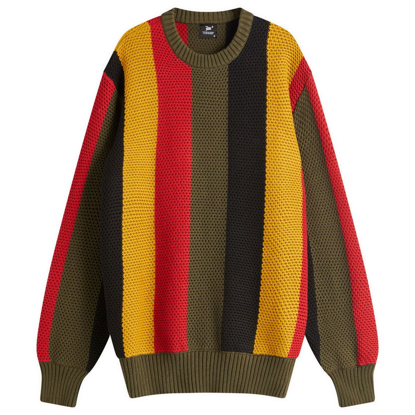 Džemper Patta Patta Stripe Honeycomb Knit Jumper Višebojno | POC-SS25-7020-324-0008-084
