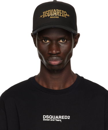 Kapa DSQUARED2 Dsquared2 'Macho' Baseball Cap Crna | BCM0906 05C00001 2124, 0