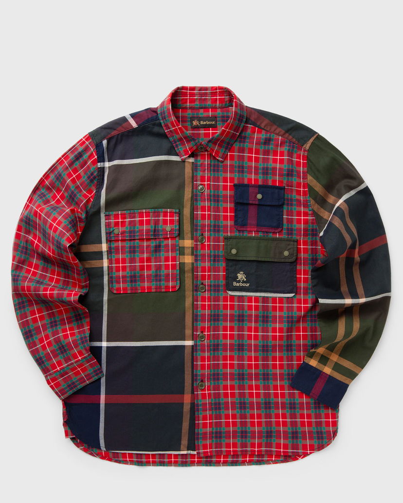 Košulja Barbour Long Sleeve Shirt Crvena | MSH5538MI73