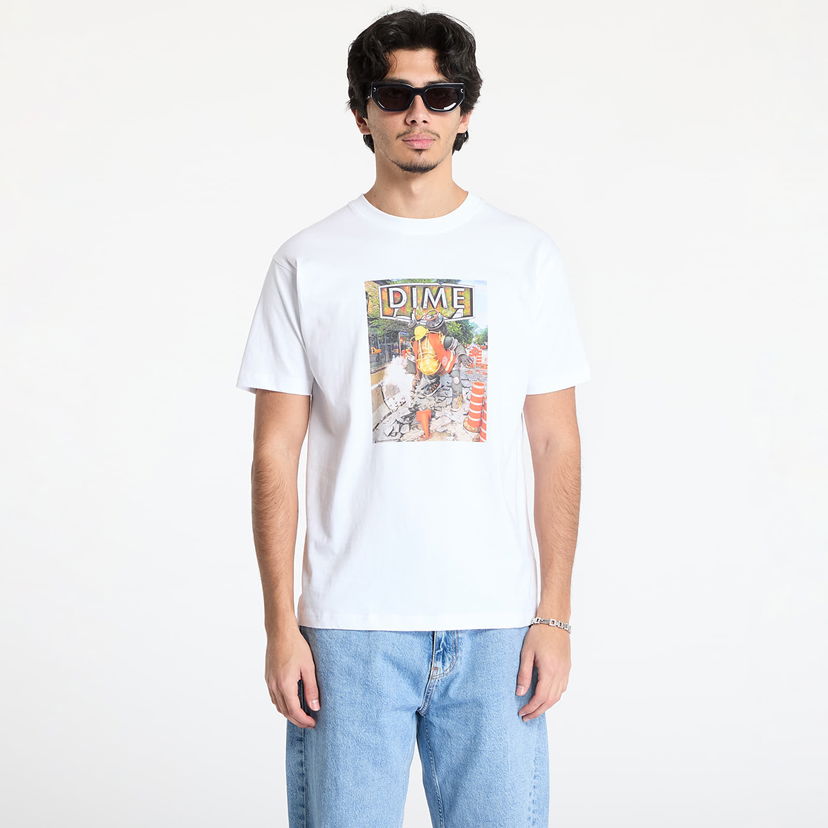 Majica kratkih rukava Dime DIME Pothole T-Shirt Bijela | DIMEHO2461WHT