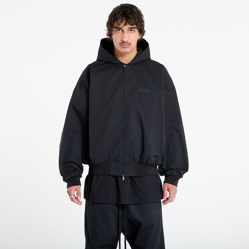 Dukserice Fear of God Fear of God Essentials Poly Cotton Twill Hoodie Crna | 202SP258020F-861
