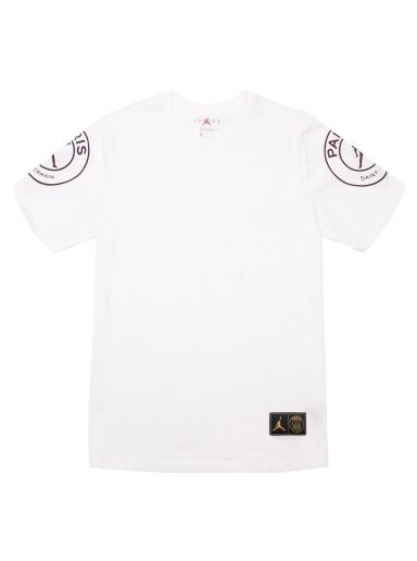 Majica kratkih rukava Jordan Paris Saint-Germain PSG Logo Tee White Bijela | CK9779-100