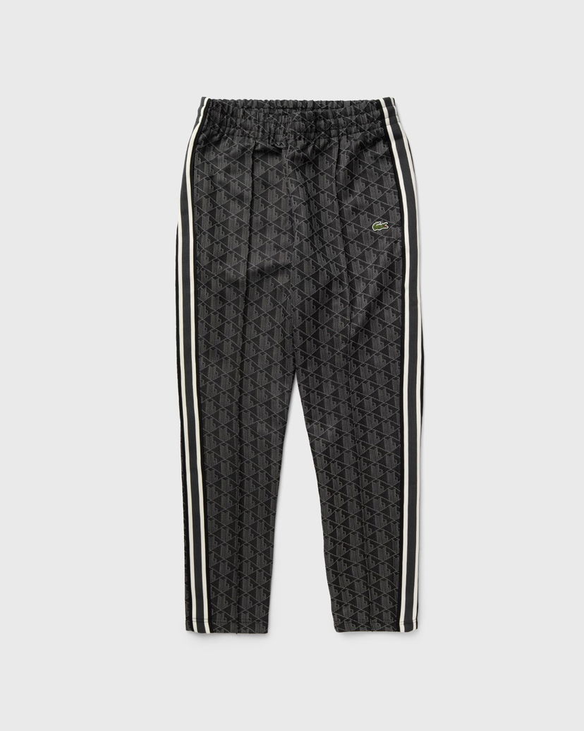 Trenirka Lacoste PARIS MONOGRAM JACQUARD SWEATPANTS Crna | XH1440-4PC
