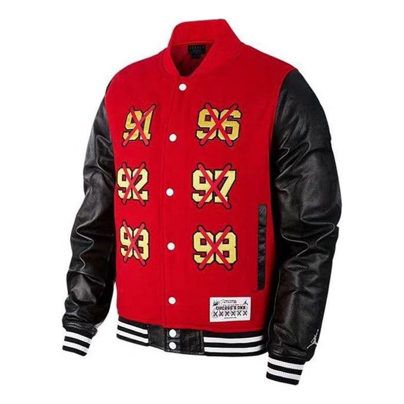 Bomber jakna Jordan Air Jordan Six Crowns Baseball Jacket Crvena | BQ5166-657