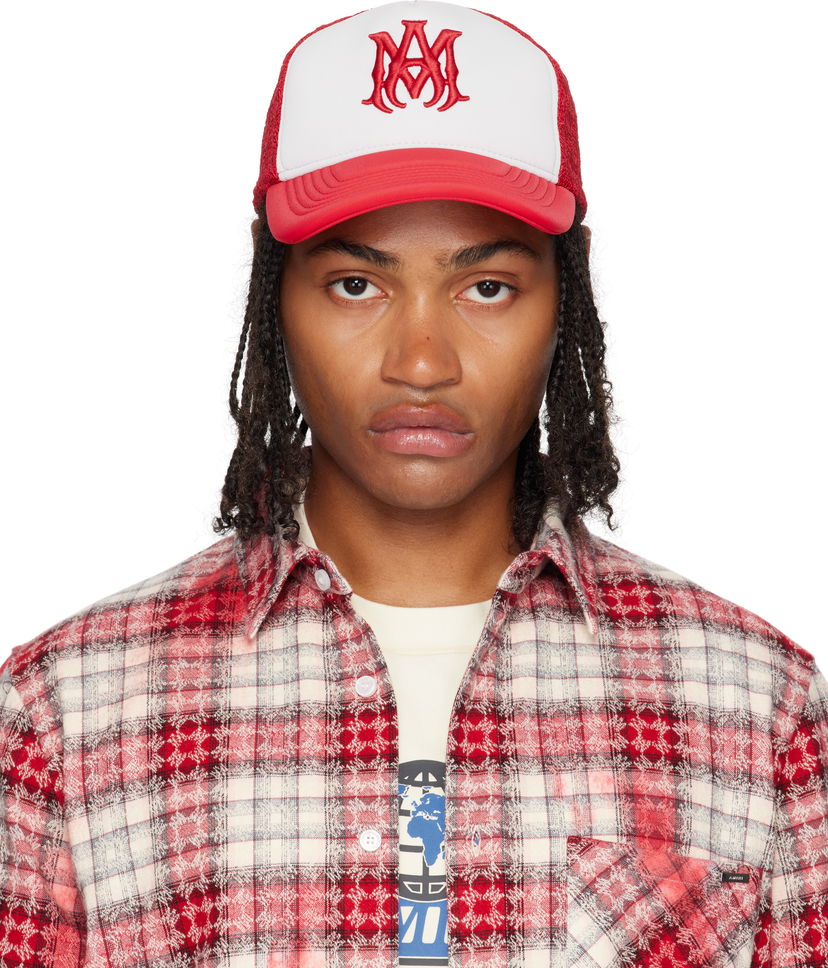 Kapa AMIRI AMIRI MA Two Tone Trucker Cap Crvena | AMHATR1030