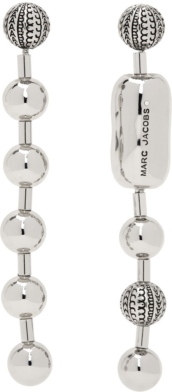 Naušnice Marc Jacobs Marc Jacobs The Monogram Ball Chain Earrings Metalik | 2S4JER001J04