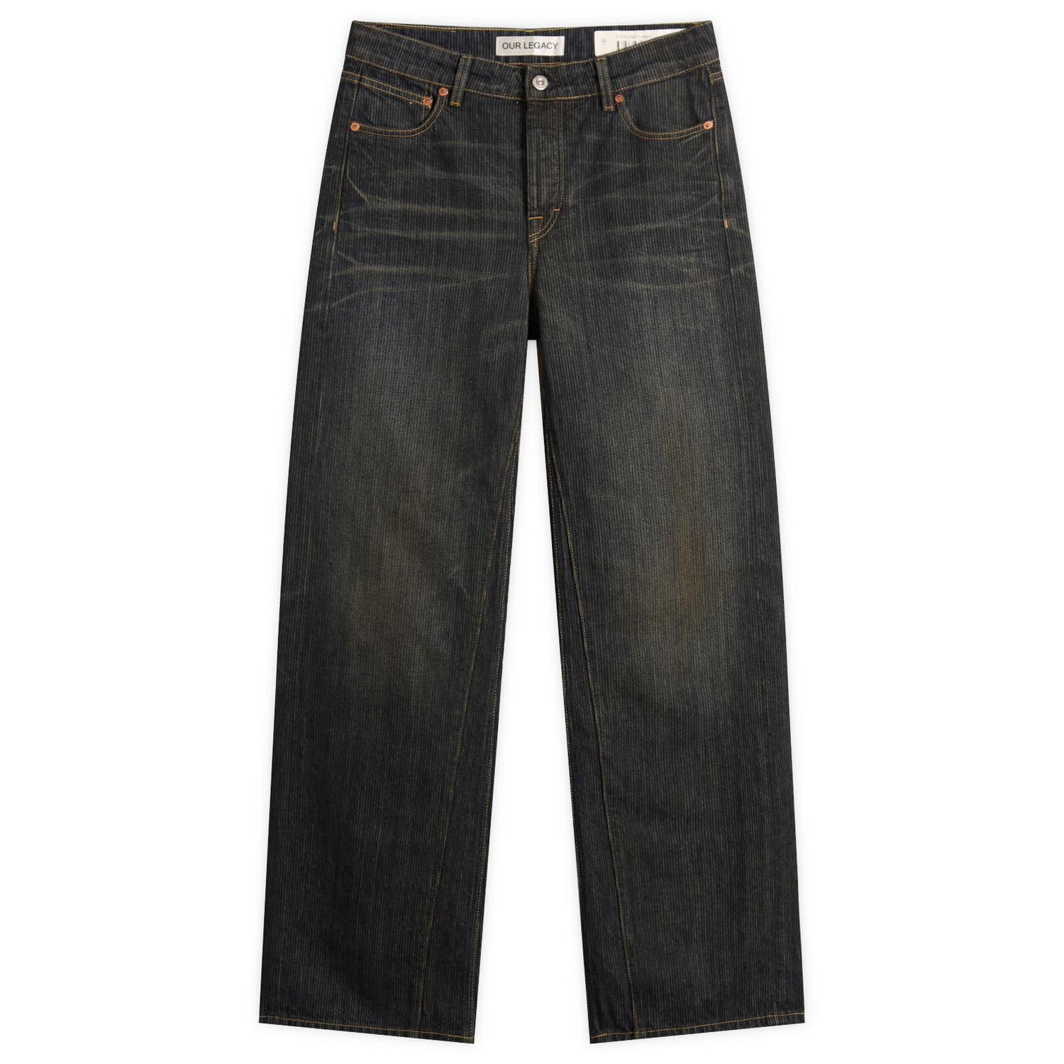 Jeans OUR LEGACY Our Legacy Treble Cut Baggy Jeans 24" Plava | W4255TC, 0