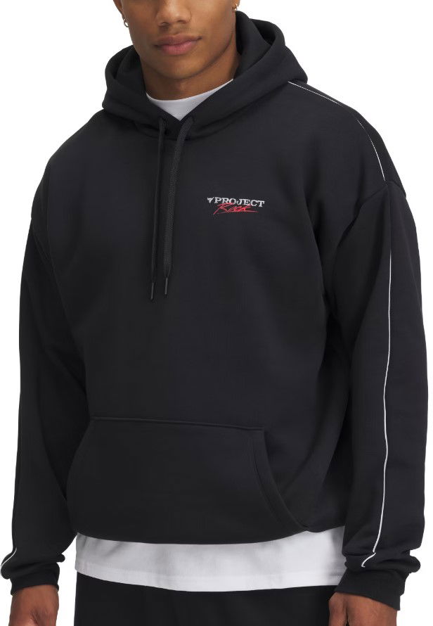 Dukserice Under Armour Project Rock Icon Fleece Hoodie Crna | 1389916-001